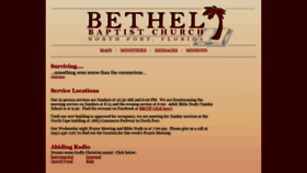 What Bethelbc.info website looked like in 2021 (3 years ago)