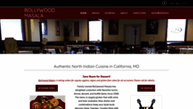 What Bollywoodmasalacalifornia.com website looked like in 2021 (3 years ago)
