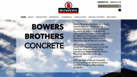 What Bowersbrothers.co.nz website looked like in 2021 (3 years ago)