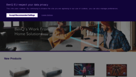 What Benq.eu website looked like in 2021 (3 years ago)