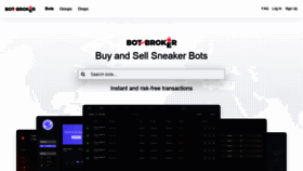 What Botbroker.io website looked like in 2021 (3 years ago)