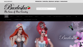 What Burleska.co.uk website looked like in 2021 (3 years ago)