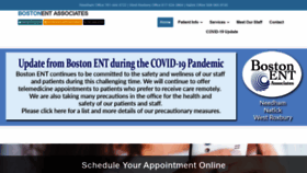 What Boston-ent.com website looked like in 2021 (3 years ago)