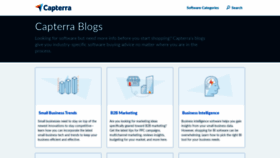 What Blog.capterra.com website looked like in 2021 (3 years ago)