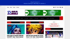 What Blog-dnz.com website looked like in 2021 (3 years ago)