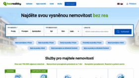 What Bezrealitky.cz website looked like in 2021 (3 years ago)