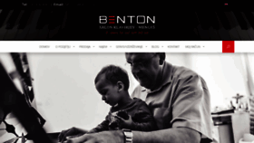 What Benton.si website looked like in 2021 (3 years ago)