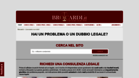 What Brocardi.it website looked like in 2021 (5 years ago)