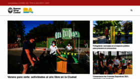 What Buenosaires.gob.ar website looked like in 2021 (3 years ago)
