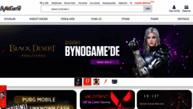 What Bynogame.com website looked like in 2021 (3 years ago)