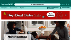 What Buybuybaby.com website looked like in 2021 (3 years ago)