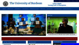What Buruniv.ac.in website looked like in 2021 (3 years ago)