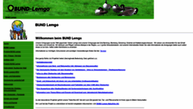 What Bund-lemgo.de website looked like in 2021 (3 years ago)