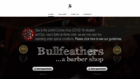 What Bullfeathershuntsville.com website looked like in 2021 (3 years ago)
