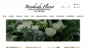 What Brooksidegcandflorist.com website looked like in 2021 (3 years ago)
