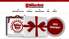 What Bonusbuch.com website looked like in 2021 (3 years ago)