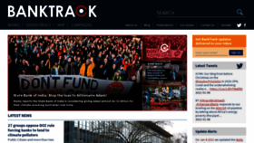What Banktrack.org website looked like in 2021 (3 years ago)