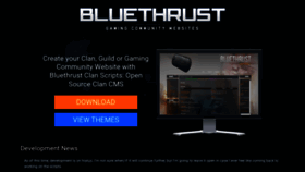 What Bluethrust.com website looked like in 2021 (3 years ago)