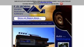 What Bobiniauto.com website looked like in 2021 (3 years ago)