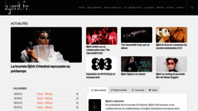 What Bjork.fr website looked like in 2021 (3 years ago)