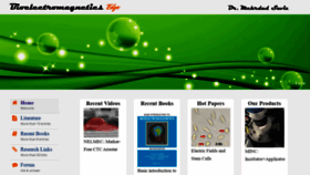 What Bioelectromag.com website looked like in 2021 (3 years ago)