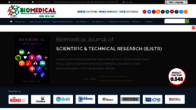 What Biomedres.us website looked like in 2021 (4 years ago)