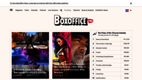 What Boxofficepro.com website looked like in 2021 (3 years ago)