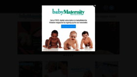 What Babymaternityretailer.com website looked like in 2021 (3 years ago)