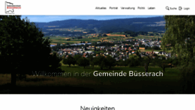 What Buesserach.ch website looked like in 2021 (3 years ago)