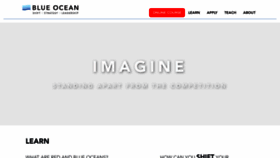 What Blueoceanstrategy.com website looked like in 2021 (3 years ago)