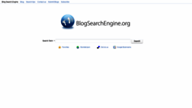 What Blogsearchengine.org website looked like in 2021 (3 years ago)