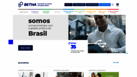 What Betha.com.br website looked like in 2021 (3 years ago)