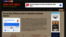 What Bulkseotools.com website looked like in 2021 (3 years ago)