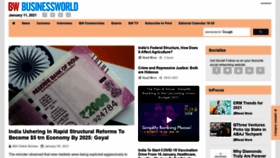 What Businessworld.in website looked like in 2021 (3 years ago)
