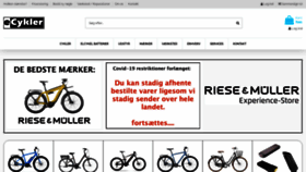 What Brugtecykler.dk website looked like in 2021 (3 years ago)