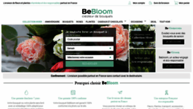 What Bebloom.com website looked like in 2021 (3 years ago)