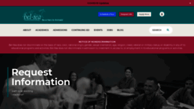 What Belrea.edu website looked like in 2021 (3 years ago)