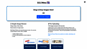 What Bulkresizephotos.com website looked like in 2021 (3 years ago)