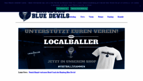 What Bluedevils.hamburg website looked like in 2021 (3 years ago)