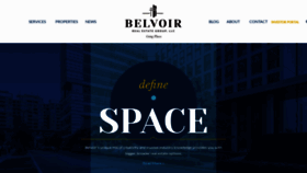What Belvoir.net website looked like in 2021 (3 years ago)