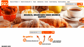 What Buffet-brunch.de website looked like in 2021 (3 years ago)