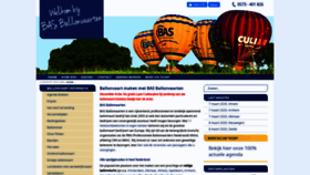 What Basballonvaart.nl website looked like in 2021 (3 years ago)