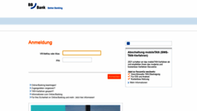 What Banking.bbbank.de website looked like in 2021 (3 years ago)
