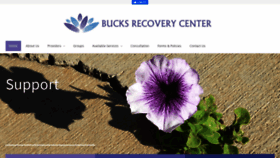 What Bucksrecoverycenter.com website looked like in 2021 (3 years ago)