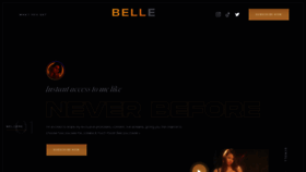 What Bell-e.com website looked like in 2021 (3 years ago)