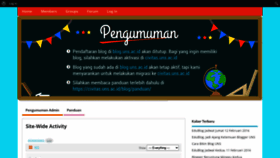 What Blog.uns.ac.id website looked like in 2021 (3 years ago)