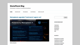 What Blog.maniaplanet.com website looked like in 2021 (3 years ago)