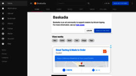 What Baskadia.com website looked like in 2021 (3 years ago)