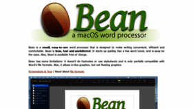 What Bean-osx.com website looked like in 2021 (3 years ago)