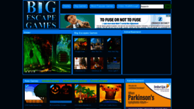 What Bigescapegames.com website looked like in 2021 (3 years ago)